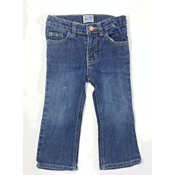 The Children's Place Other - PLACE Blue Denim Bootcut Stretch Adjustable Waist Girl's Jeans Size 3T